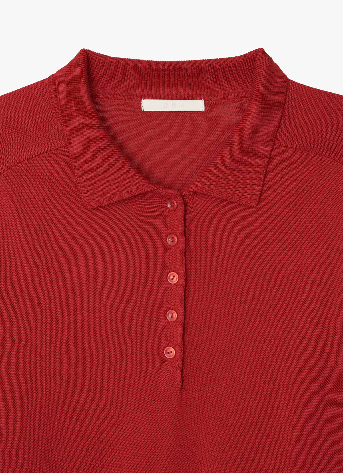 26FW WOOL SILK POLO KNIT