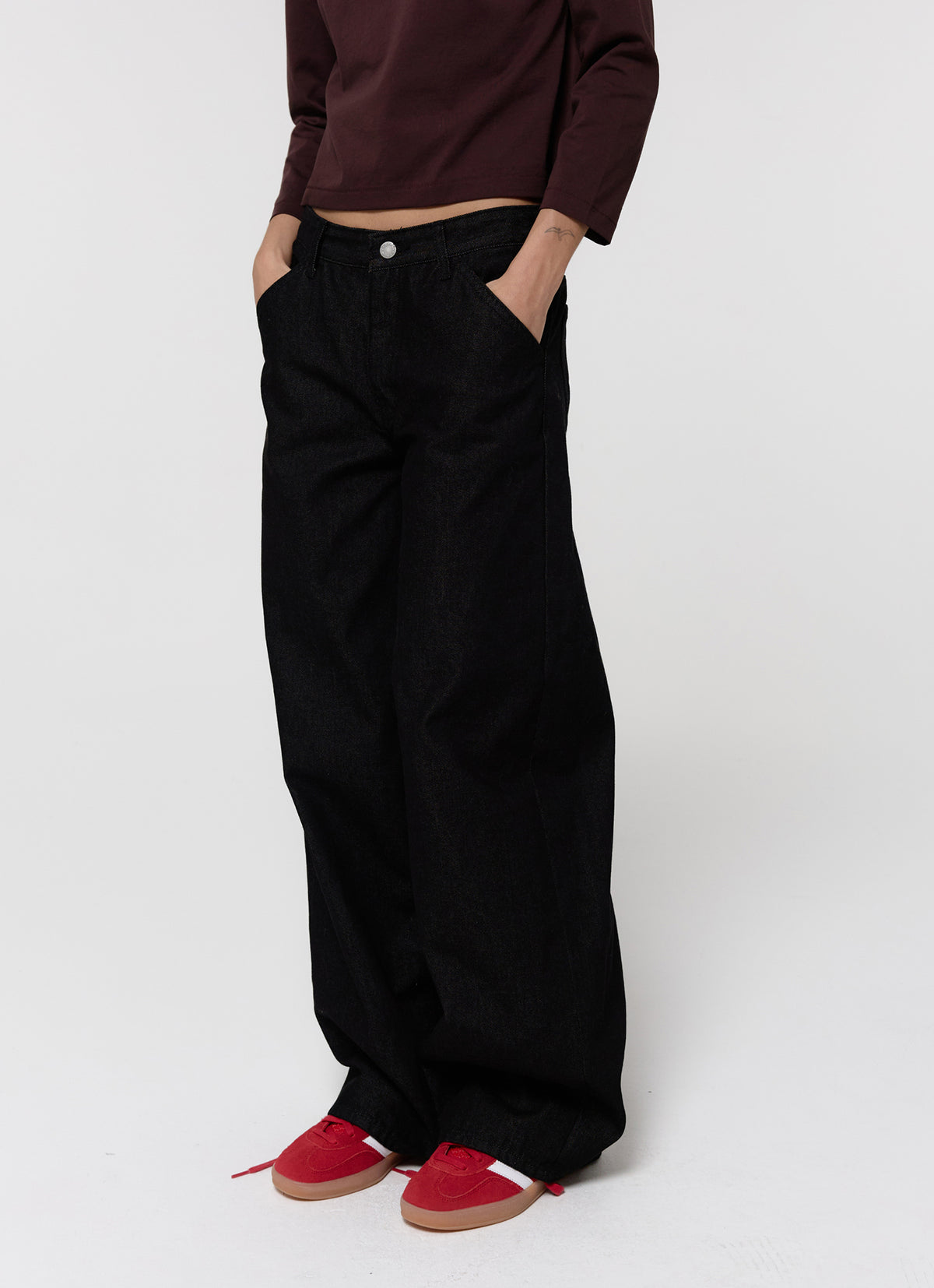 26FW WIDE CINCH-BACK JEAN