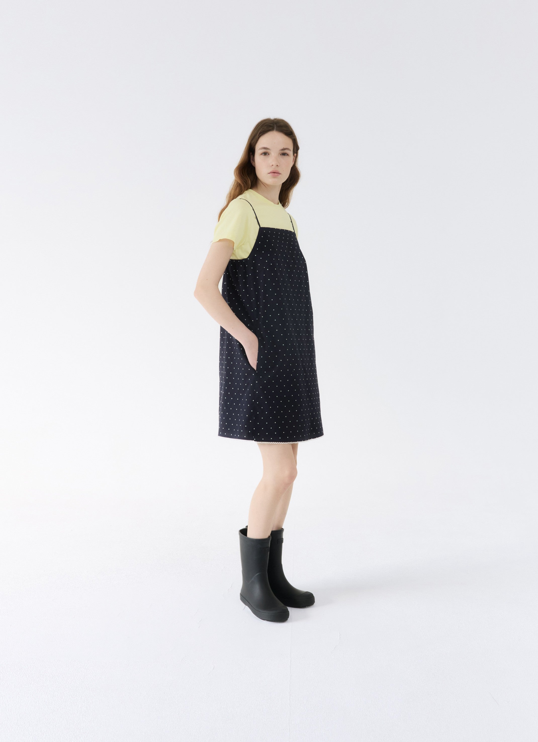 STRAP MINI DRESS
