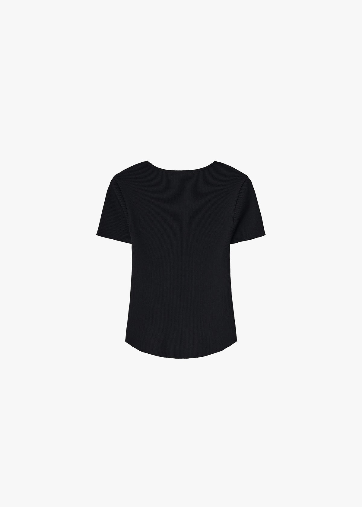 26FW RIBBED HALF SLEEVE KNIT