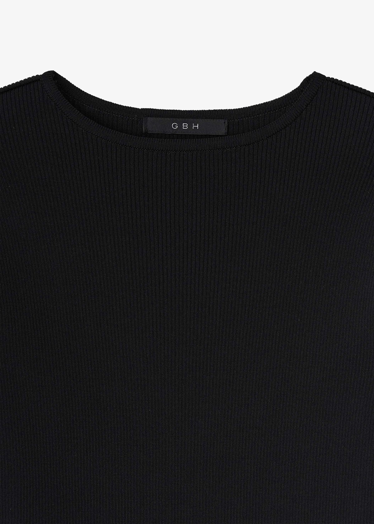 26FW RIBBED HALF SLEEVE KNIT