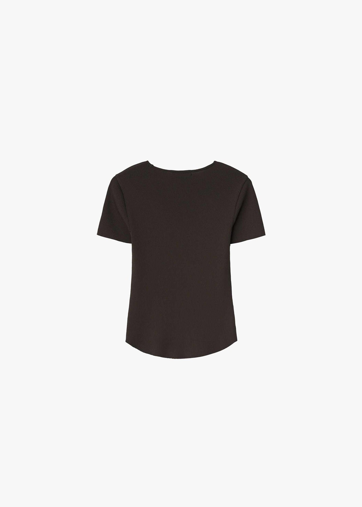 26FW RIBBED HALF SLEEVE KNIT