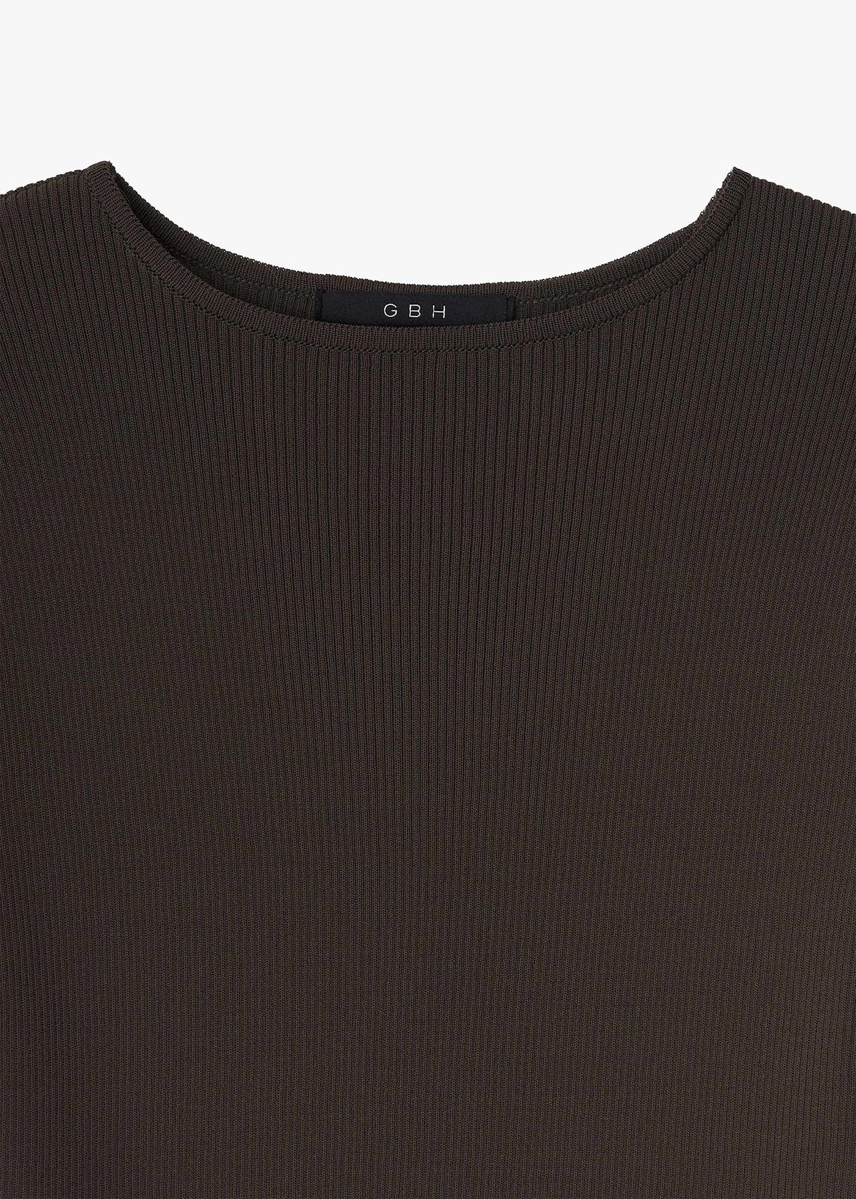 26FW RIBBED HALF SLEEVE KNIT