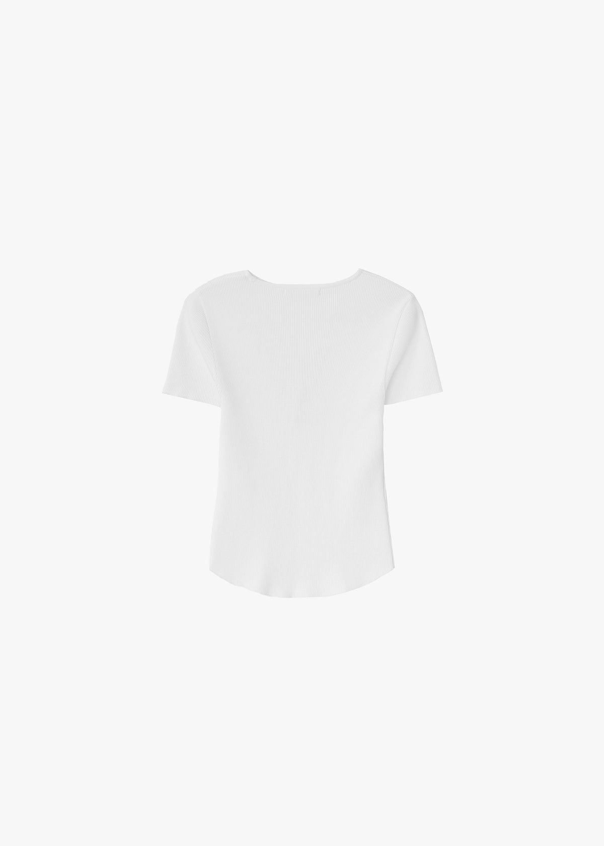 26FW RIBBED HALF SLEEVE KNIT