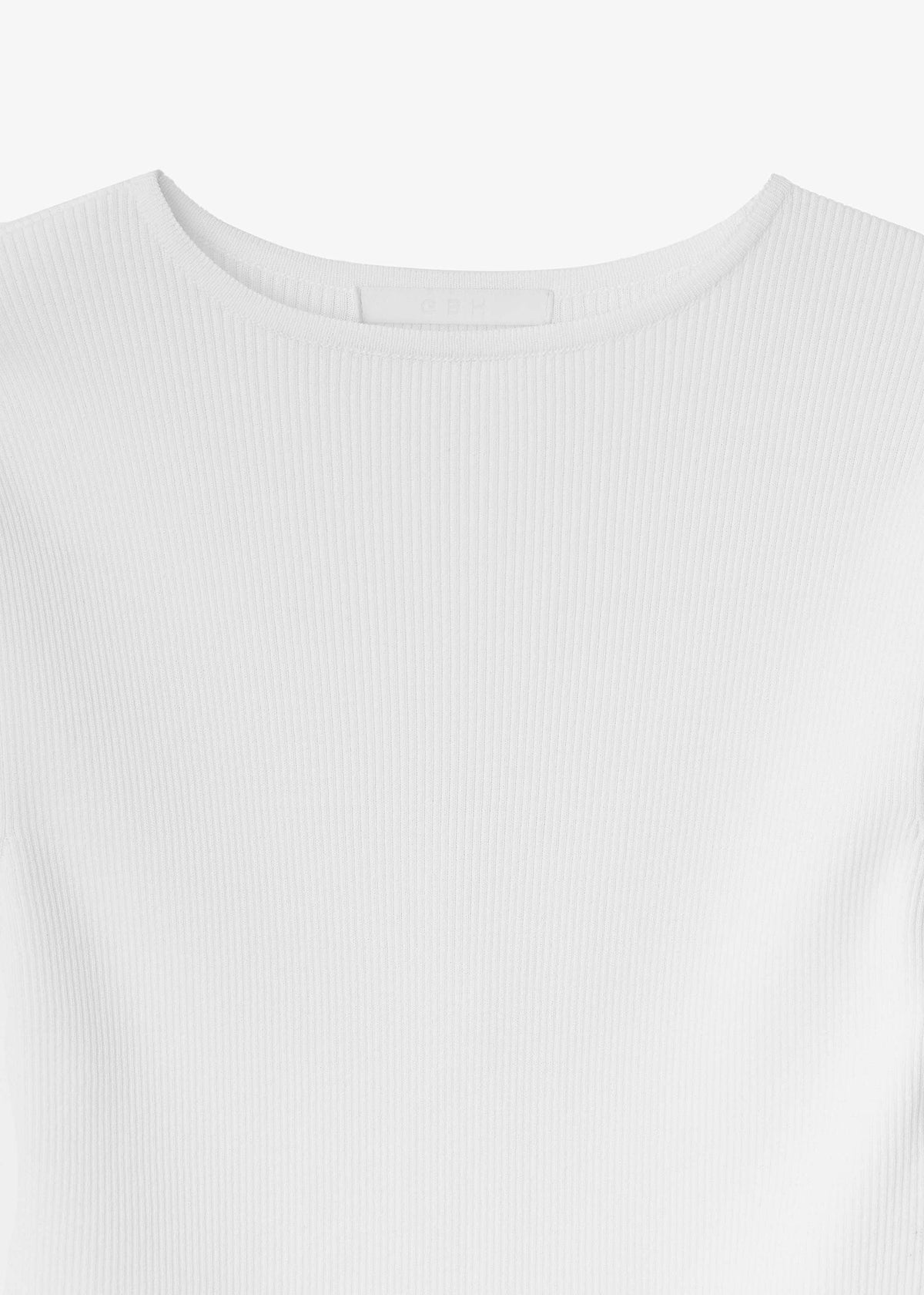 26FW RIBBED HALF SLEEVE KNIT