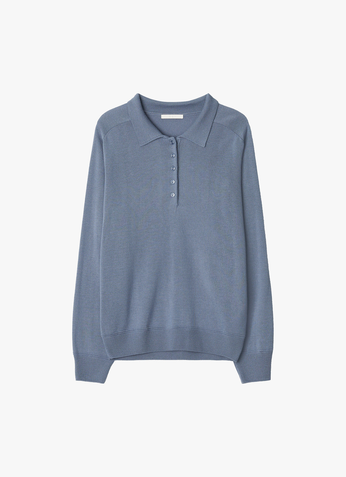 26FW WOOL SILK POLO KNIT