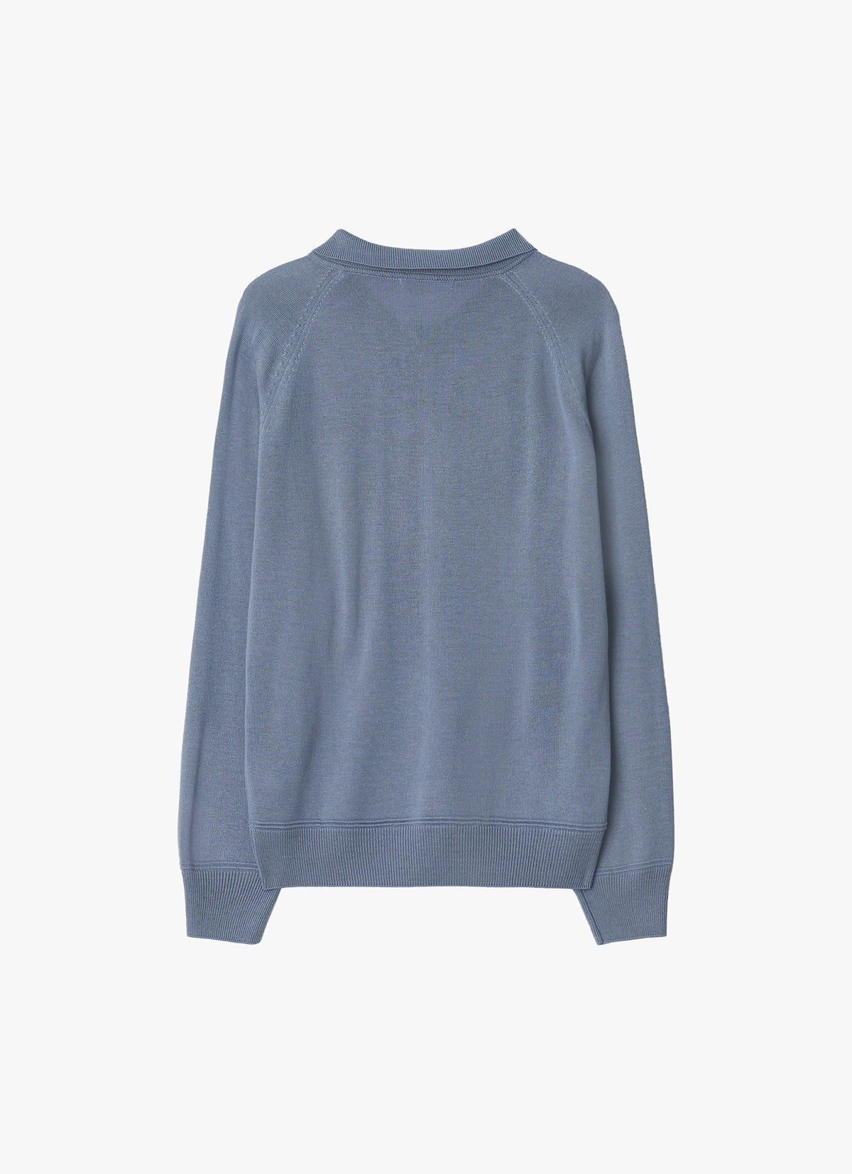 26FW WOOL SILK POLO KNIT