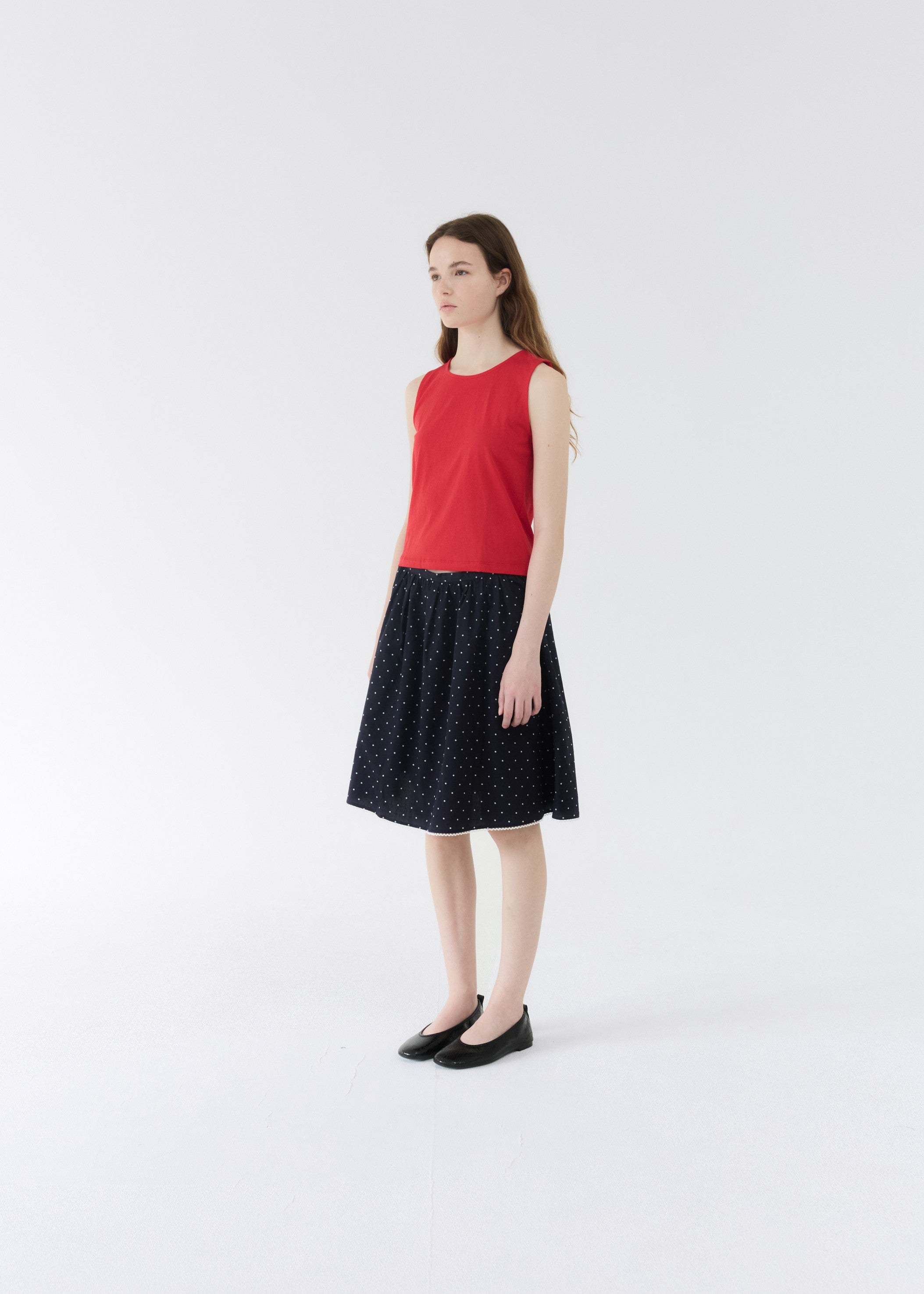COTTON POLINE SKIRT