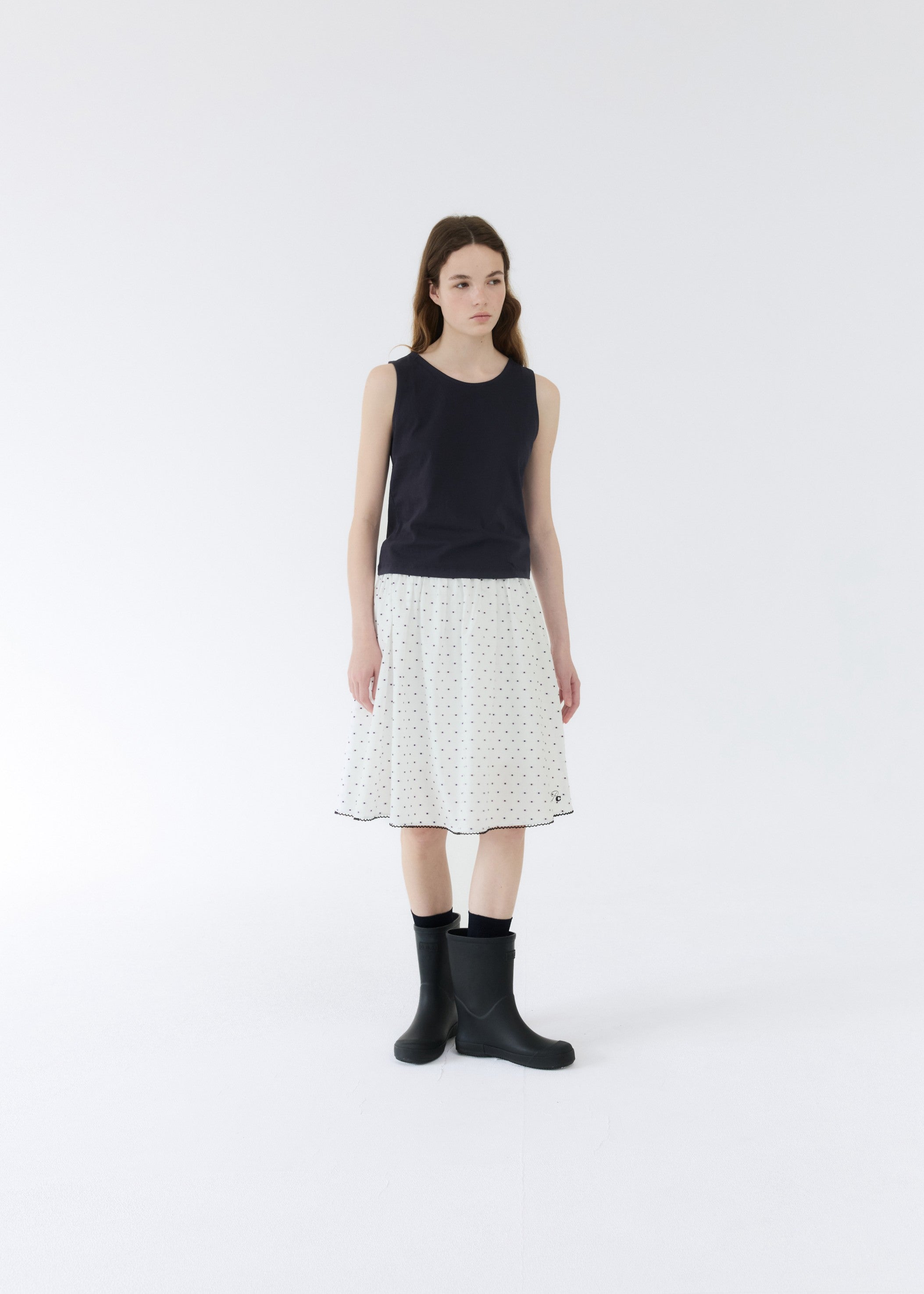 COTTON POLINE SKIRT