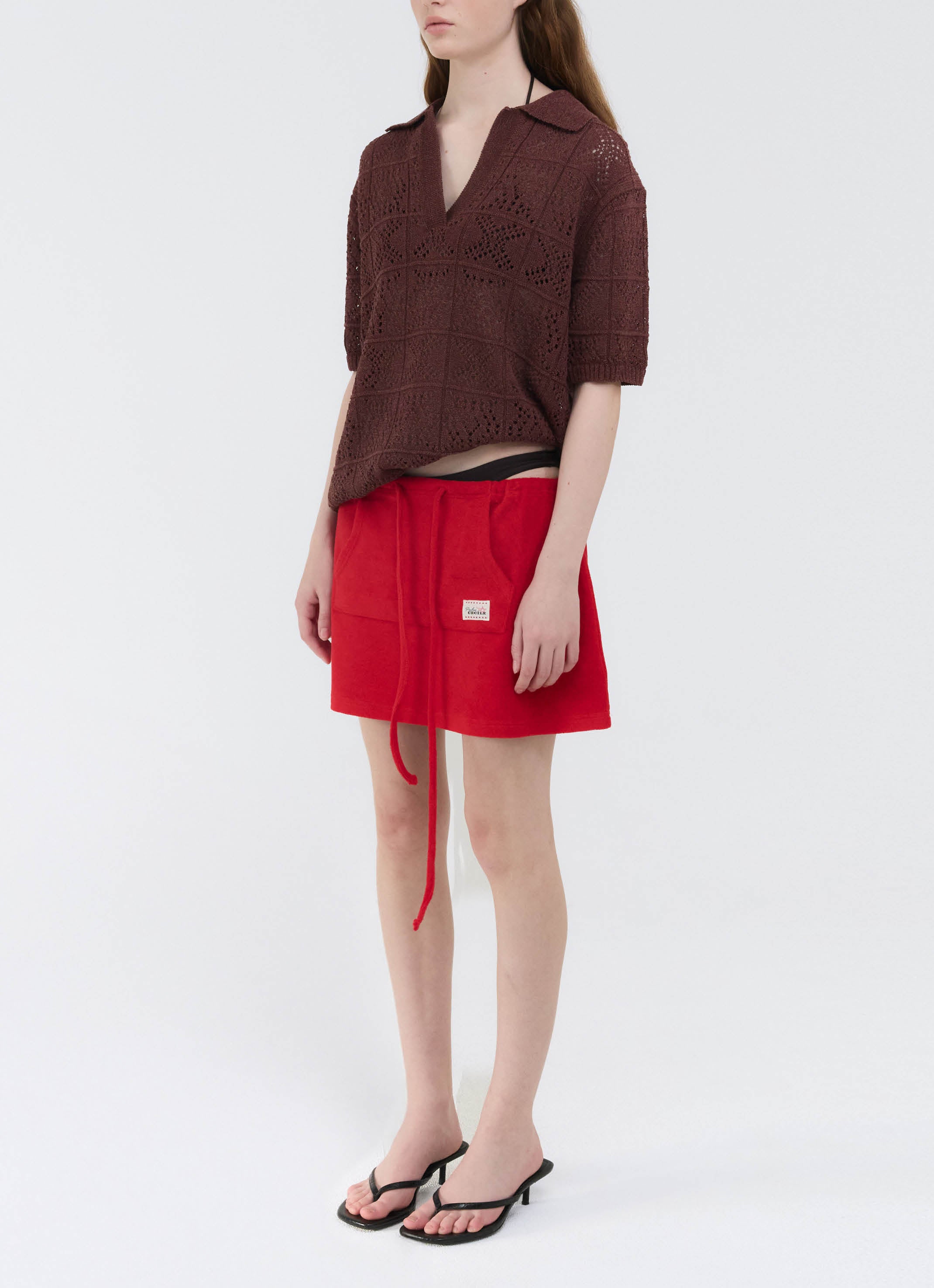 TERRY MINI SKIRT
