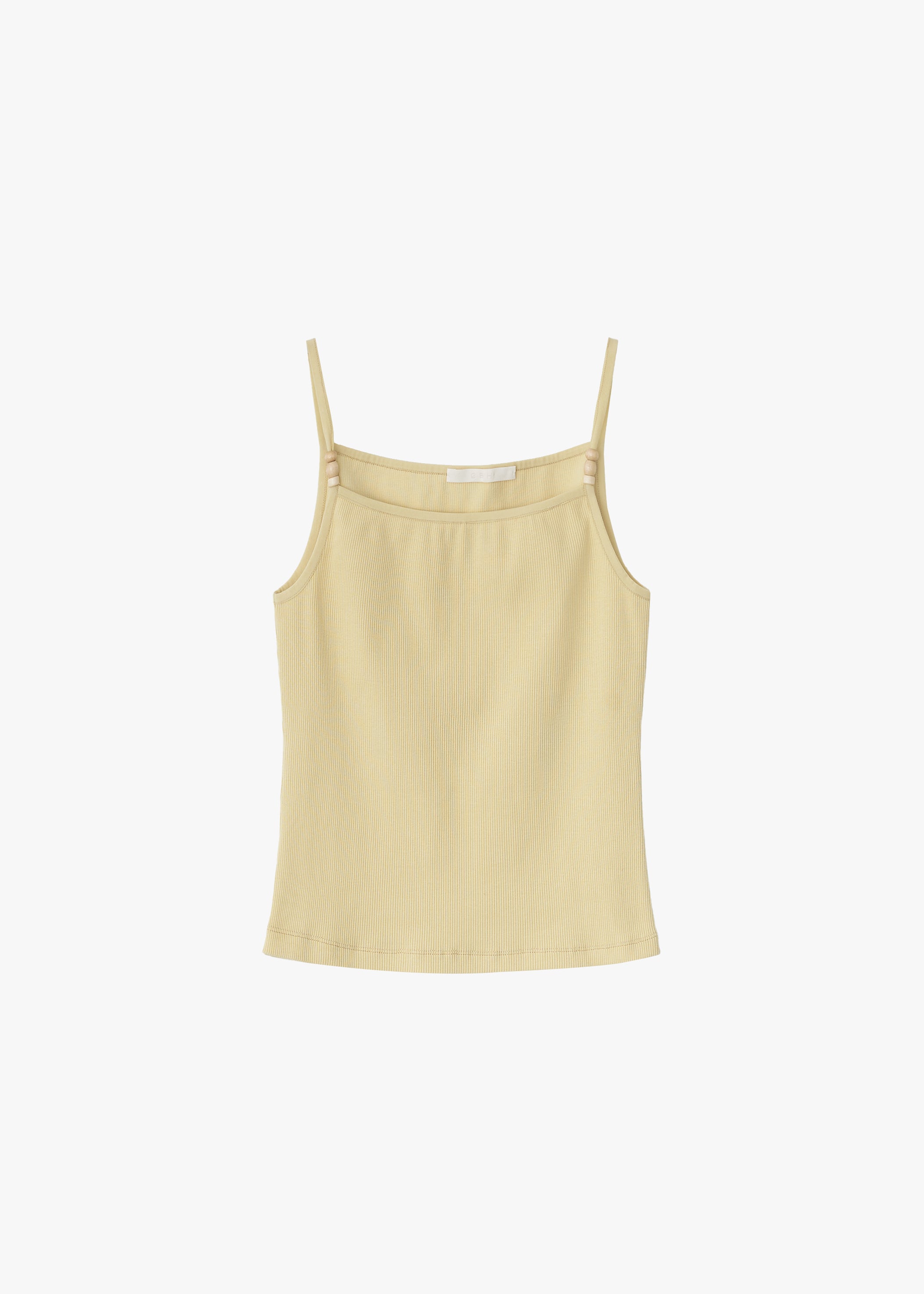 WOOD BEADS SLEEVELESS