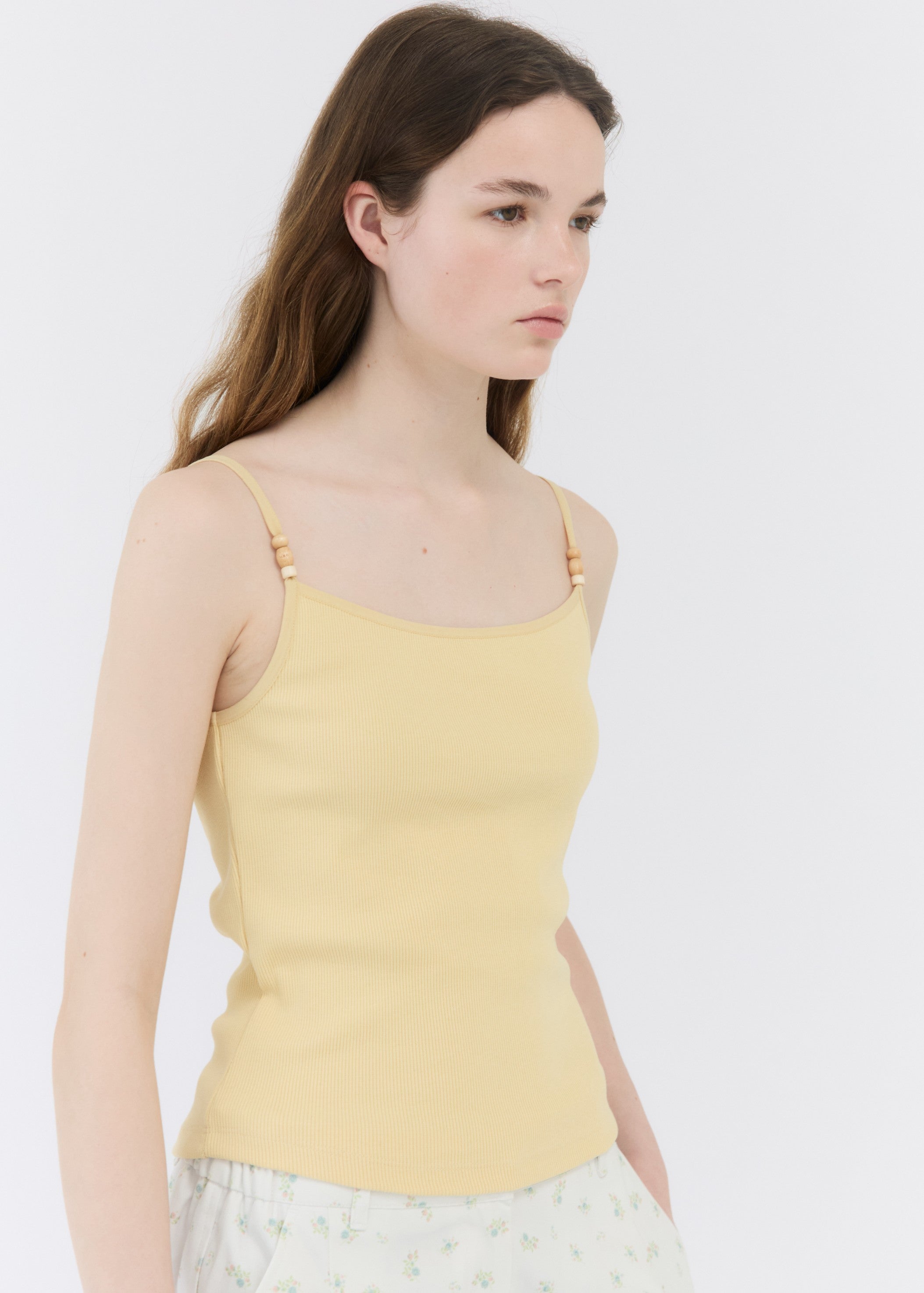 WOOD BEADS SLEEVELESS
