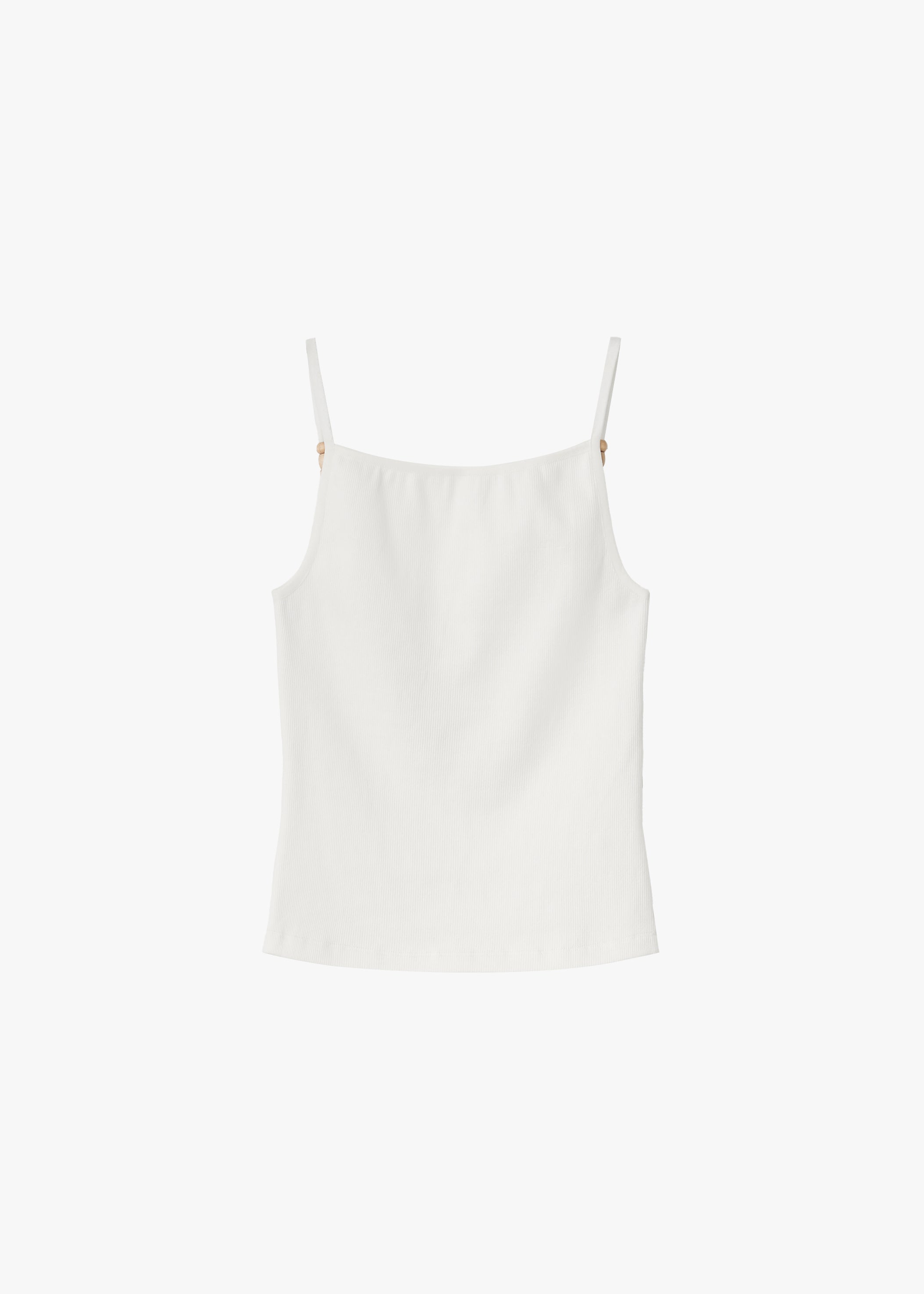 WOOD BEADS SLEEVELESS