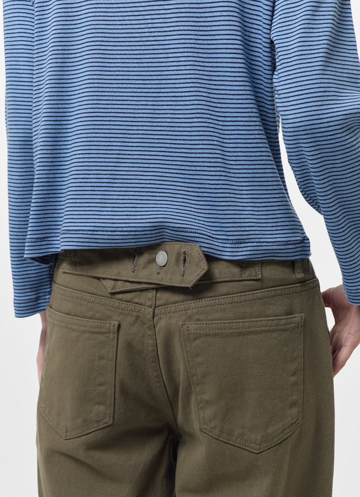 26FW MID SLEEVE STRIPE TOP