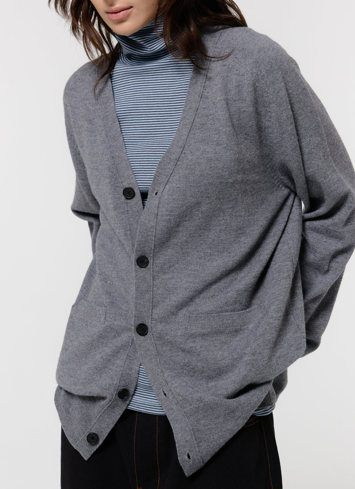26FW MERINO WOOL LOOSE CARDIGAN