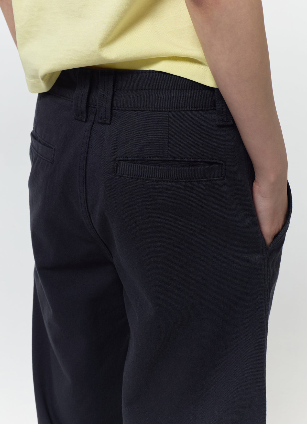 26FW CURVED COTTON PANTS