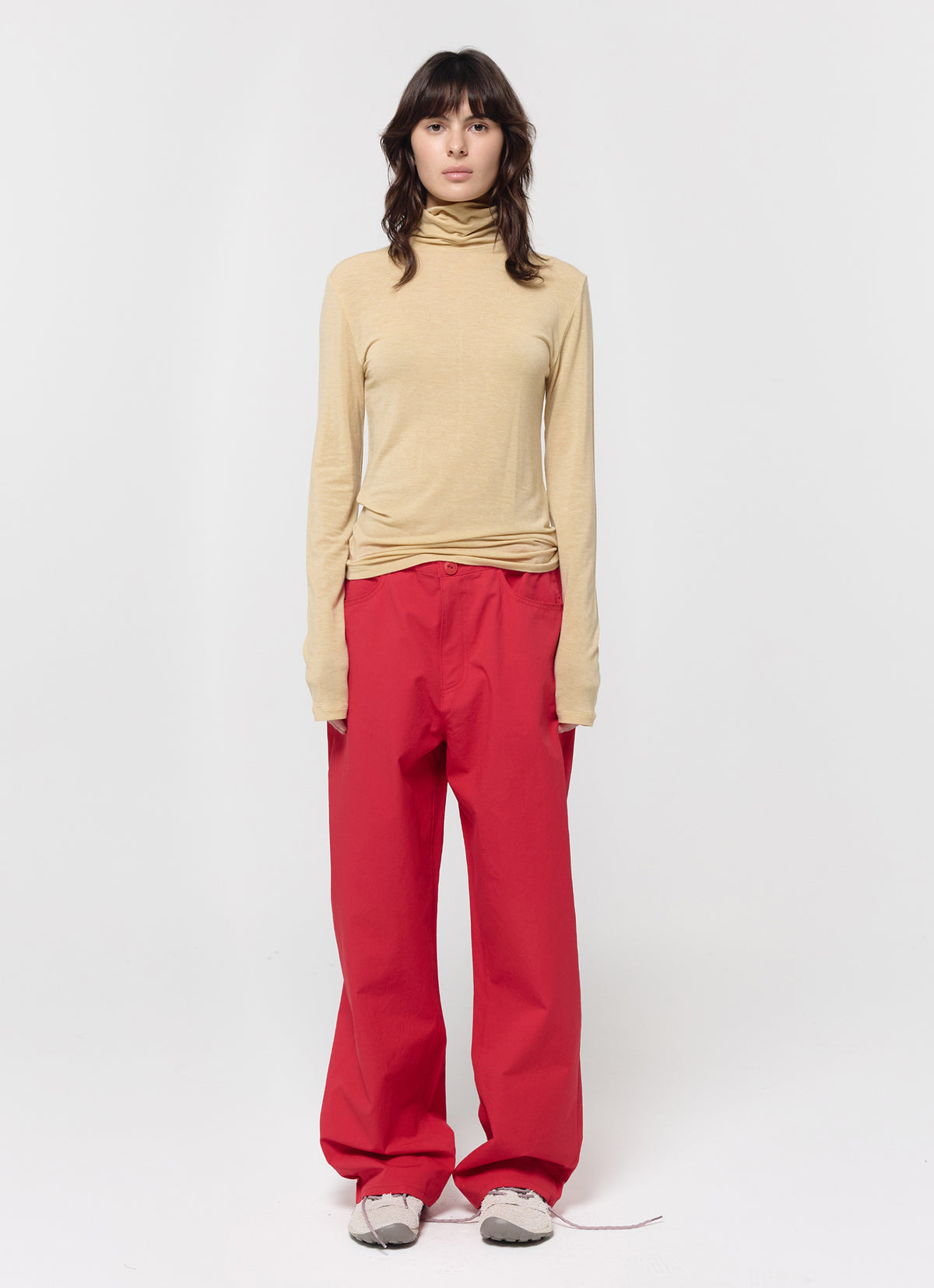 26FW TURTLE NECK SLIM TOP