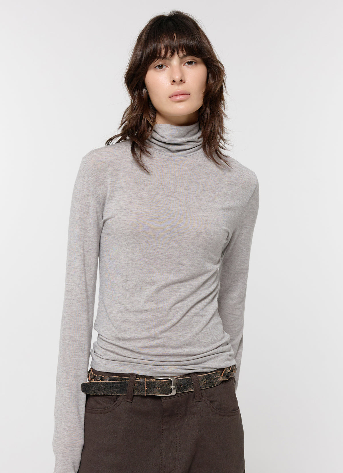 26FW TURTLE NECK SLIM TOP