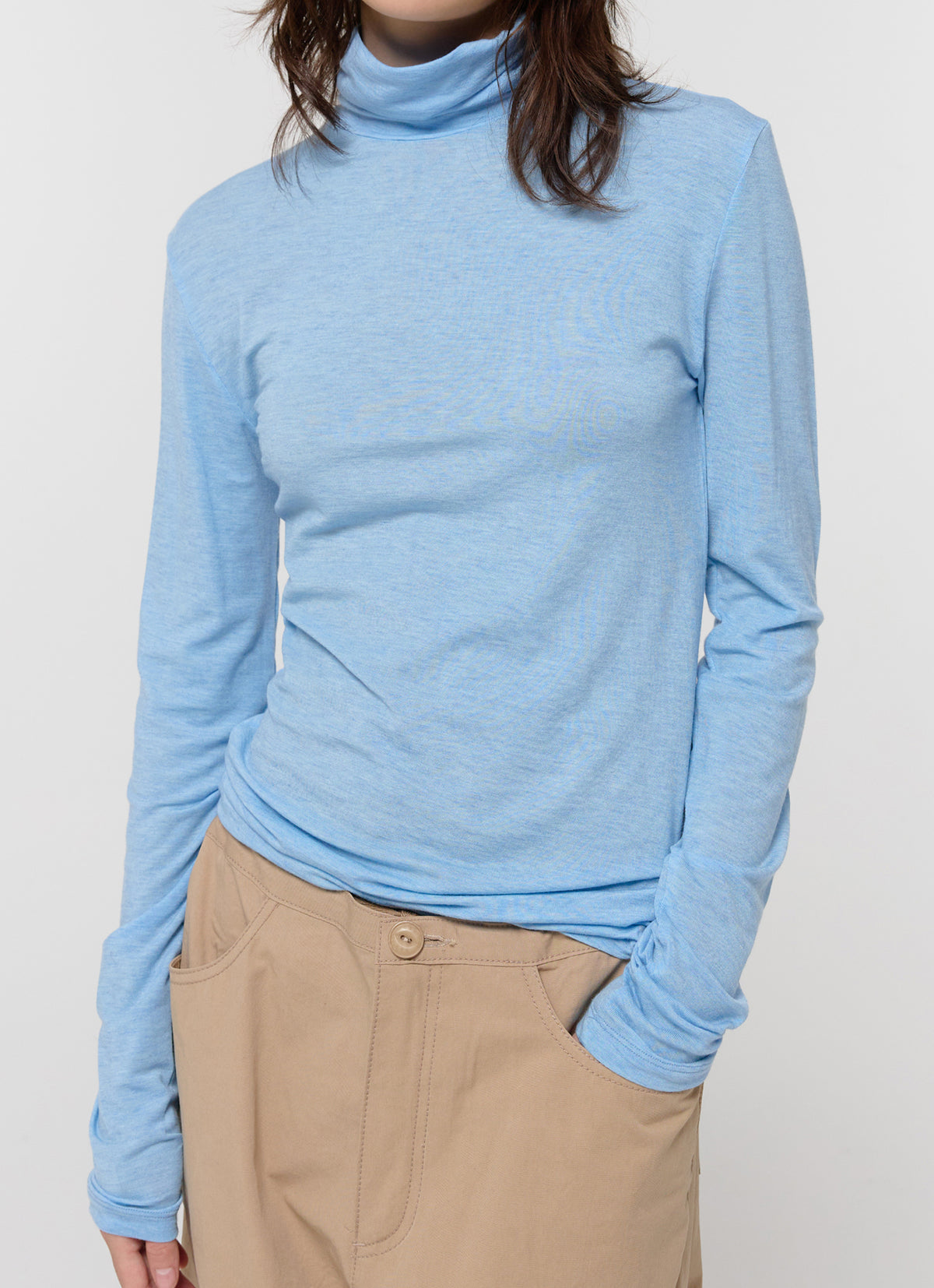 26FW TURTLE NECK SLIM TOP