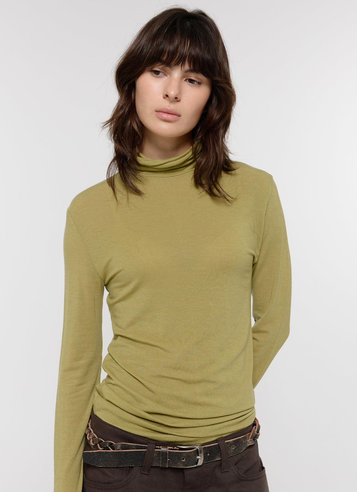 26FW TURTLE NECK SLIM TOP