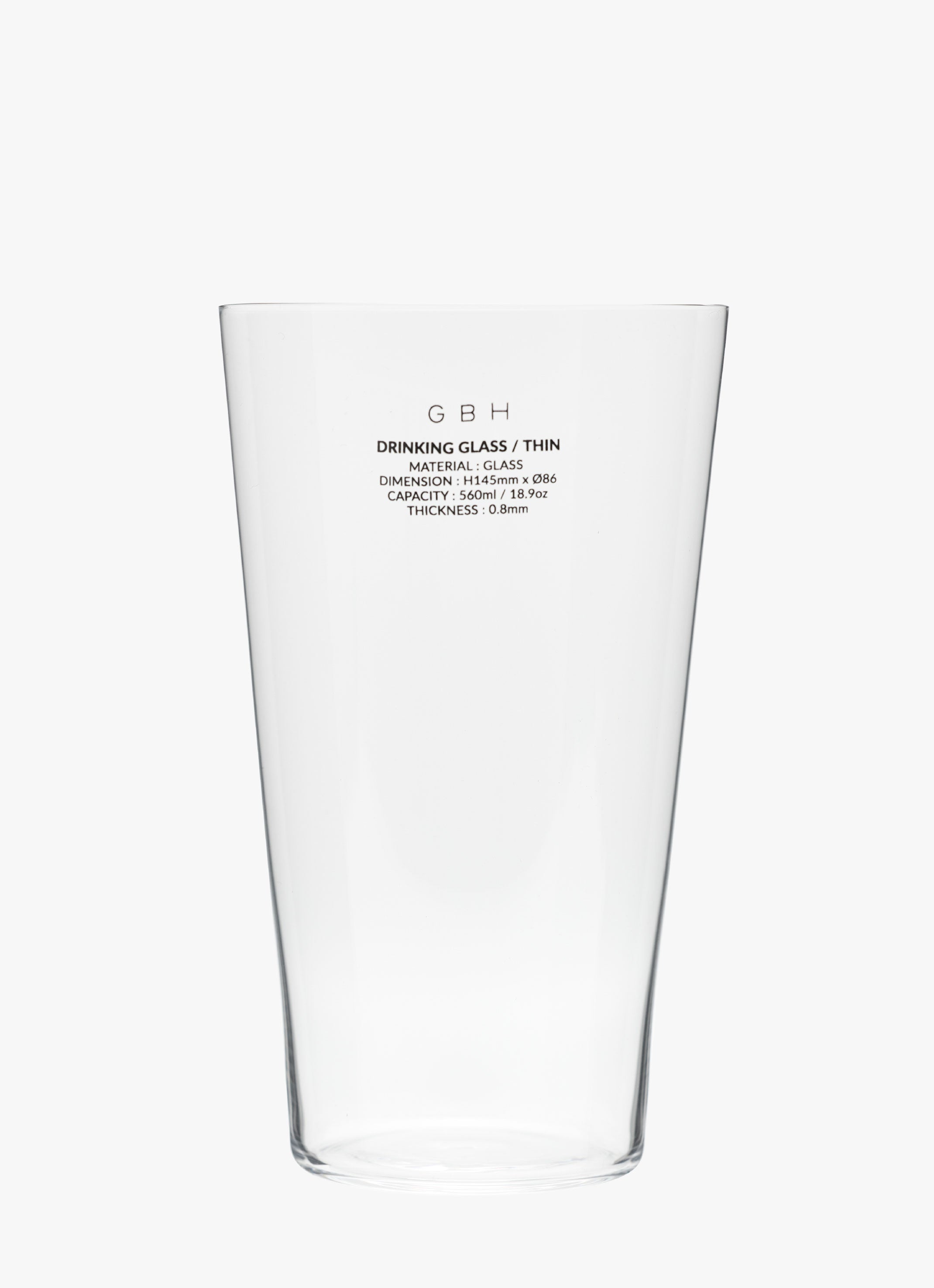 DRINKING GLASS / THIN