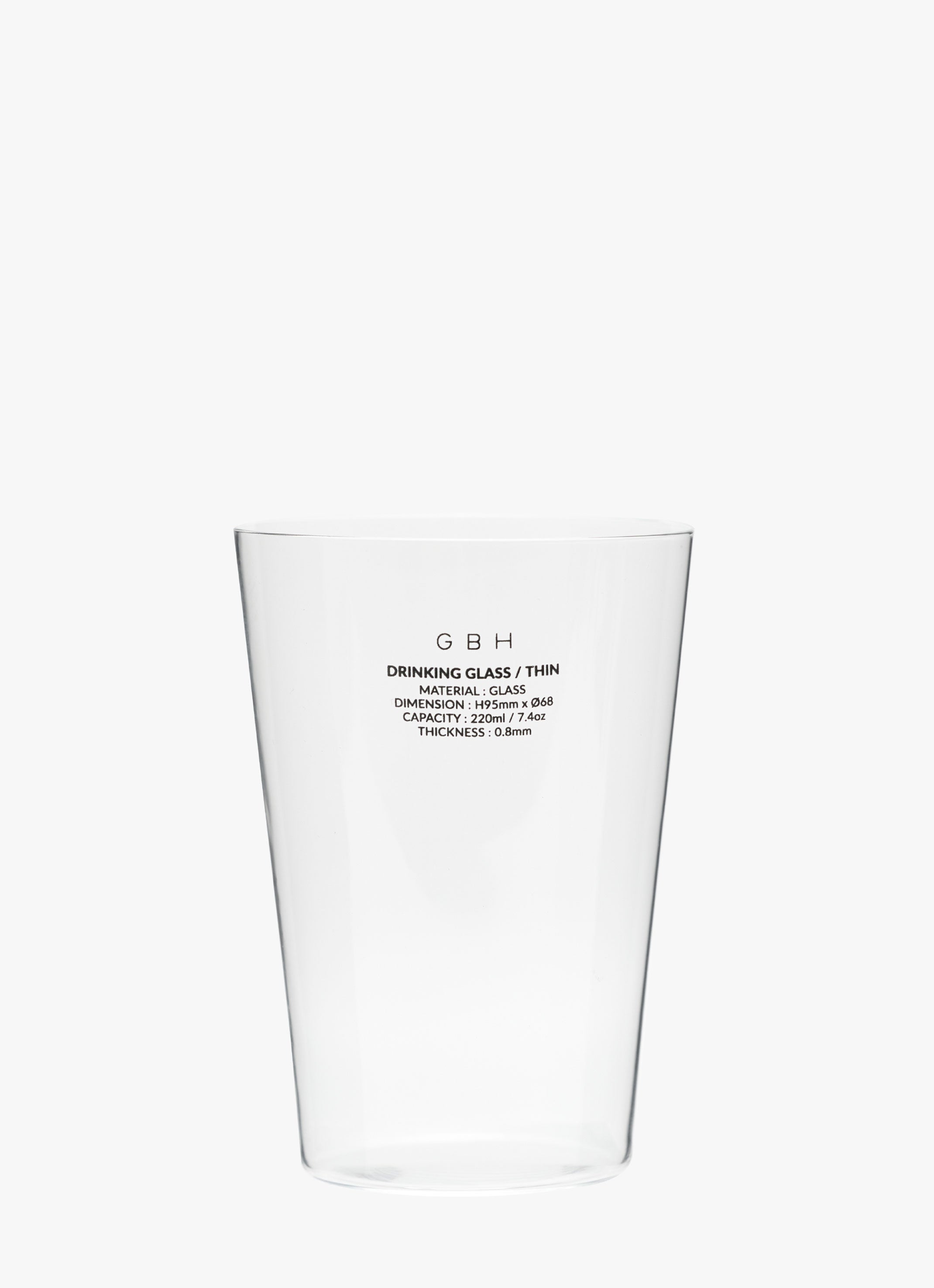 DRINKING GLASS / THIN