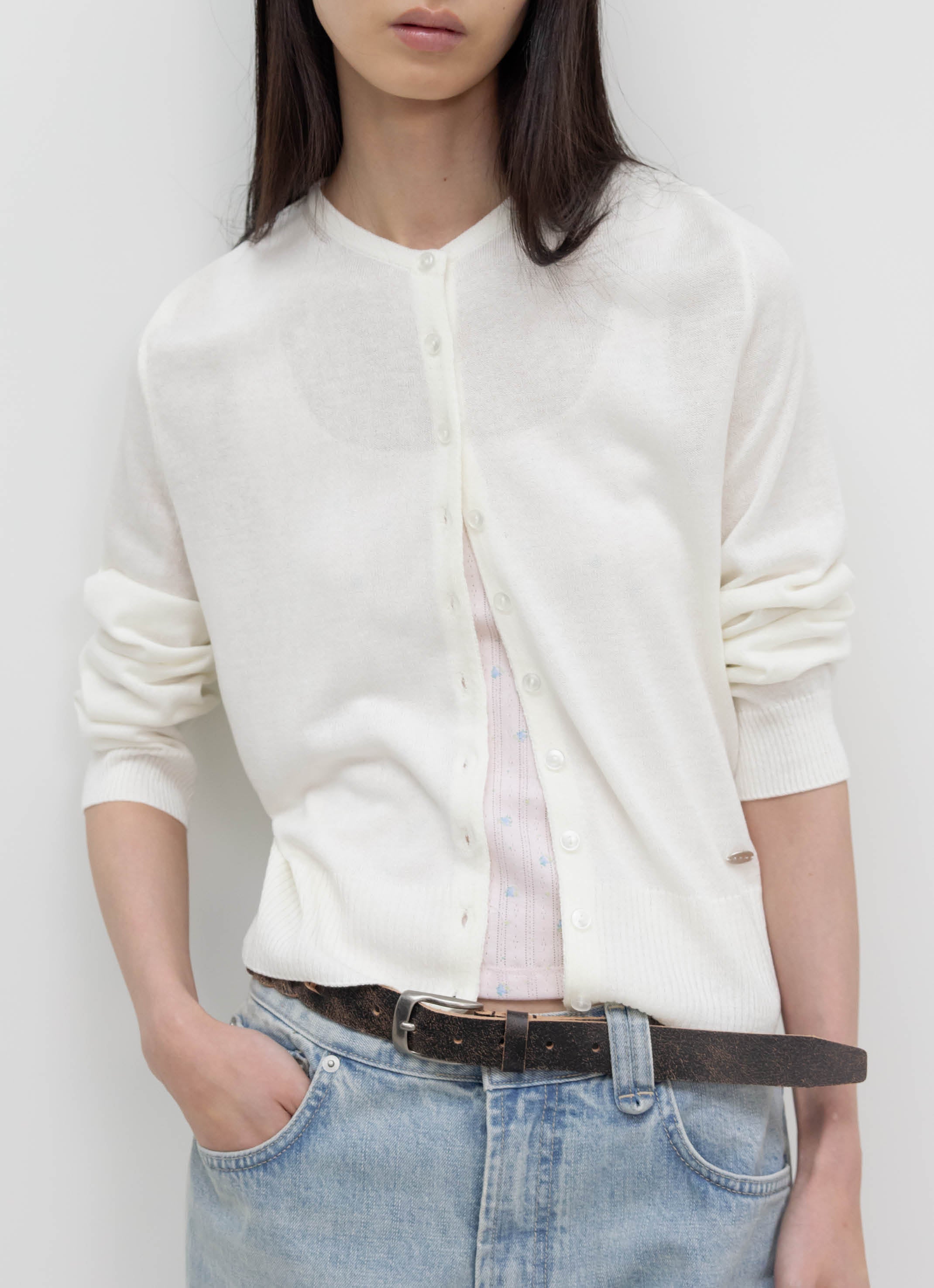 SHEER CARDIGAN