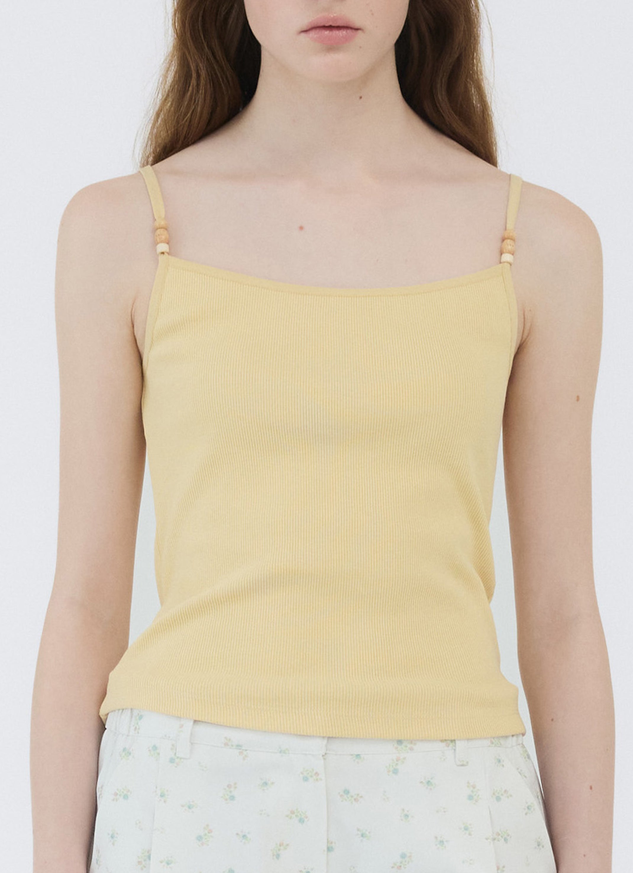 WOOD BEADS SLEEVELESS