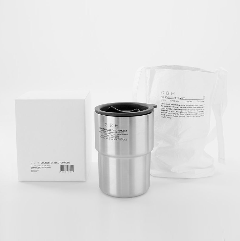 STAINLESS STEEL TUMBLER & POUCH