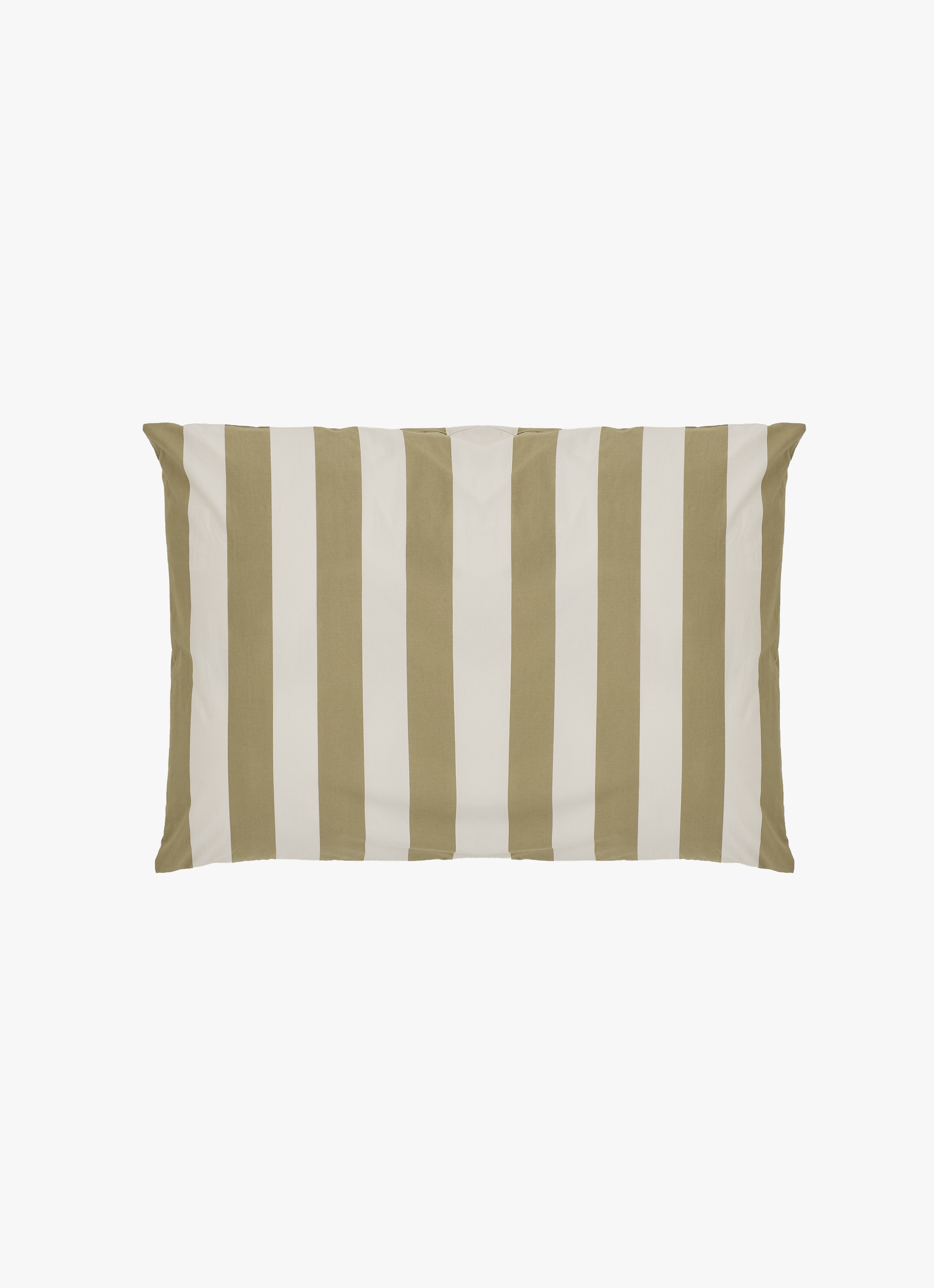 GBH HOME PILLOWCASE BOLD STRIPE OLIVE (2 SIZES)