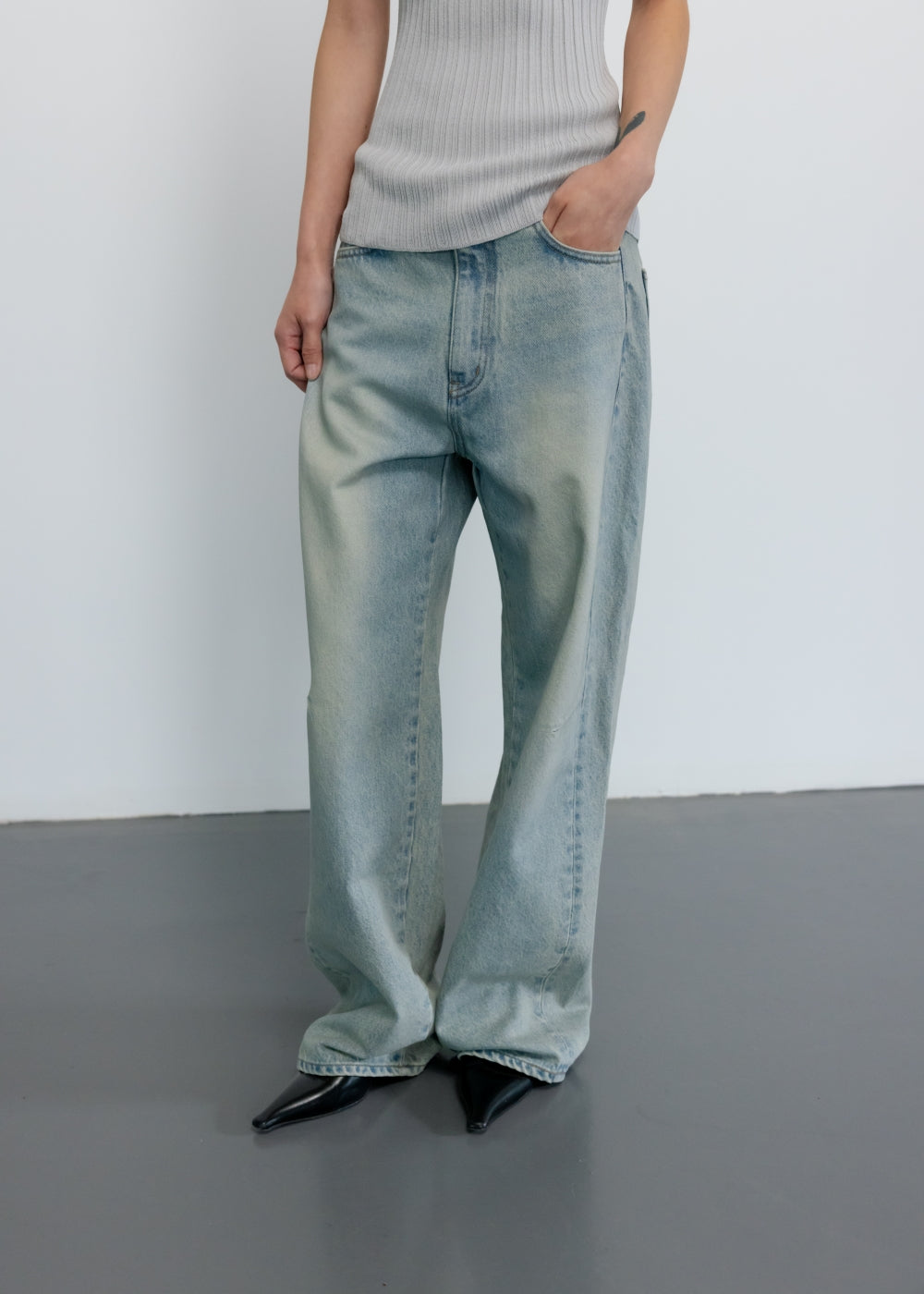 CINCH-BACK DENIM